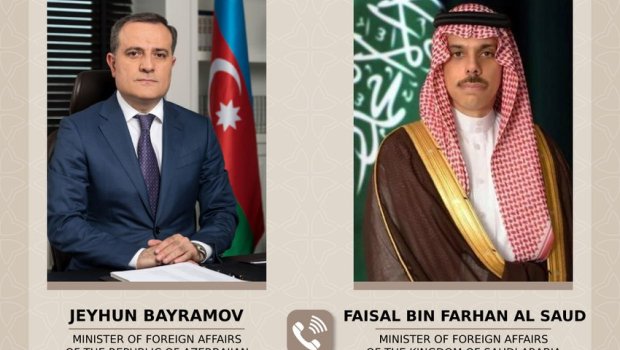 Ceyhun Bayramov Səudiyyə Ərəbistanından olan həmkarı ilə telefonla danışıb