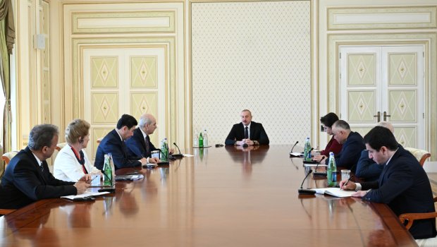 Prezident TÜRKPA-nın nümayəndə heyətini qəbul etdi - FOTO/VİDEO