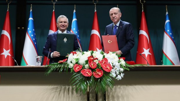 Türkiyə ilə Özbəkistan arasında 18 sənəd imzalanıb - FOTO