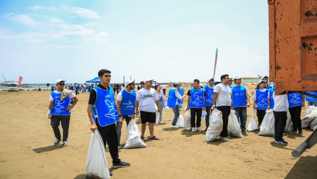 IDEA Şüvəlan çimərliyində təmizlik aksiyası KEÇİRDİ - FOTO
