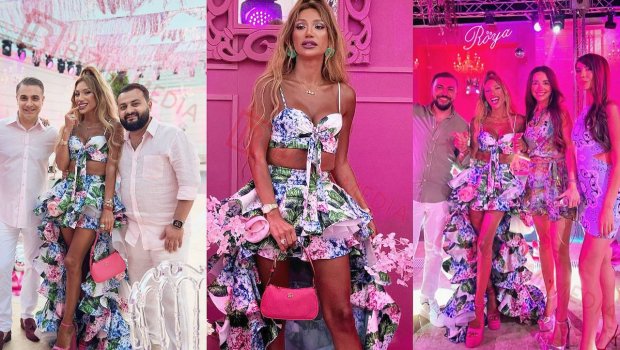Röya lüks villasında AD GÜNÜ məclisi keçirdi - FOTO/VİDEO 