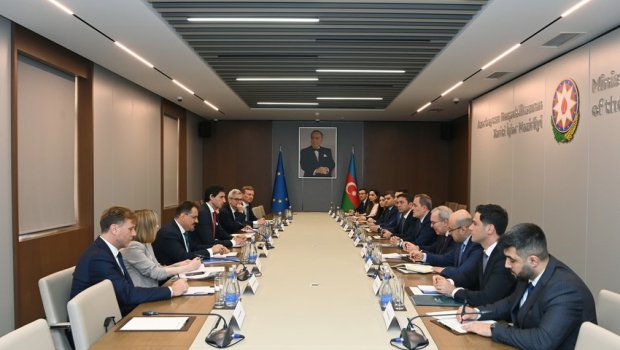 XİN başçısı Aİ-nin iqlim dəyişikliyinə qarşı mübarizə üzrə komissarını QƏBUL EDİB - FOTO 