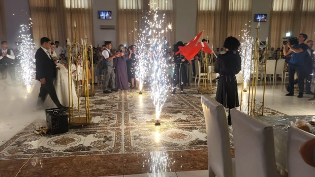 Xaçmazda Vətən Müharibəsi qazisinin toy mərasimi keçirildi - FOTO/VİDEO