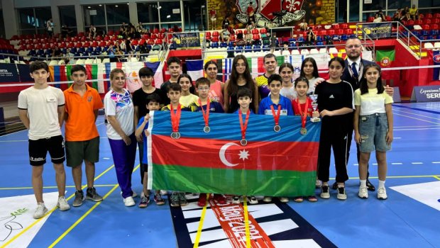 Badmintonçularımız Serbiyada 4 medal qazandılar