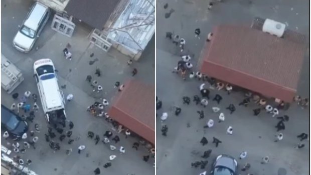 Bakıda liftin trosu qırıldı: XƏSARƏT ALANLAR VAR - VİDEO