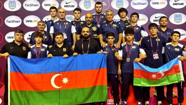 Azərbaycanın sərbəst güləş millisi Avropa çempionu oldu