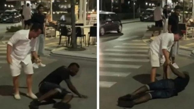 Balotelli sərxoş halda küçədə uzandı - ANBAAN VİDEO