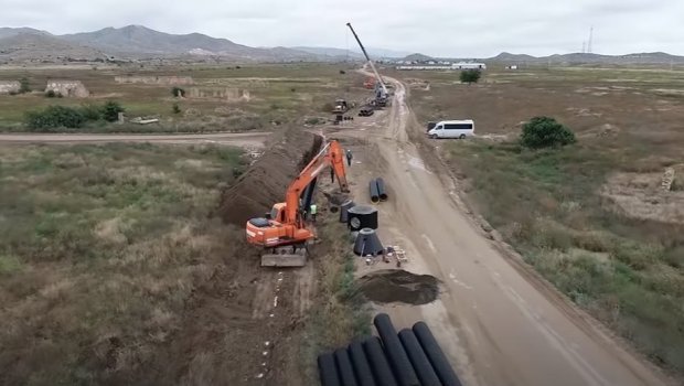 Laçından Bakıya su kəməri çəkiləcək - VİDEO