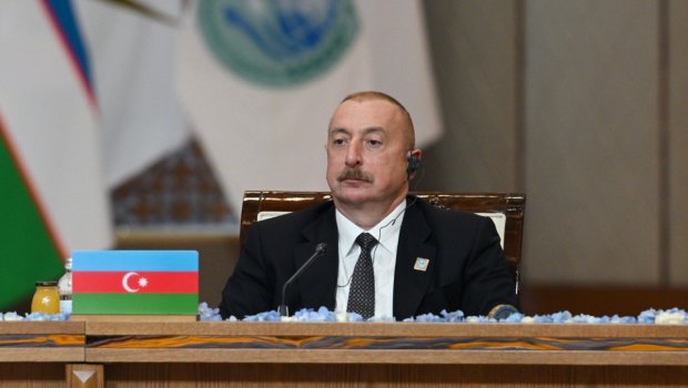 Prezident “ŞƏT plyus” formatında görüşdə çıxış edib - FOTO/VİDEO