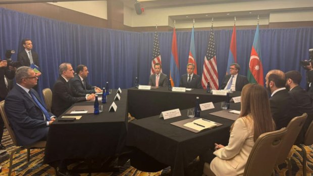 Vaşinqtonda Ceyhun Bayramovun erməni həmkarı ilə görüşü keçirilir - FOTO