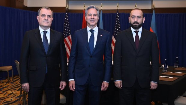 Vaşinqtonda üçtərəfli görüş keçirilib - FOTO