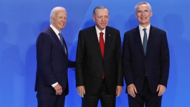 Ərdoğanı Vaşinqtonda Bayden və Yens Stoltenberq qarşıladı - FOTO