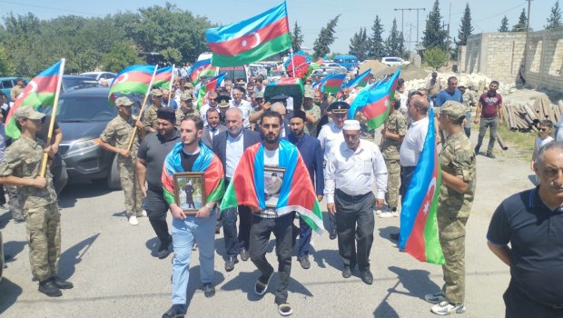 Birinci Qarabağ müharibəsində şəhid olan Məmməd Mirzəyev Ağdamda dəfn olunub - FOTO