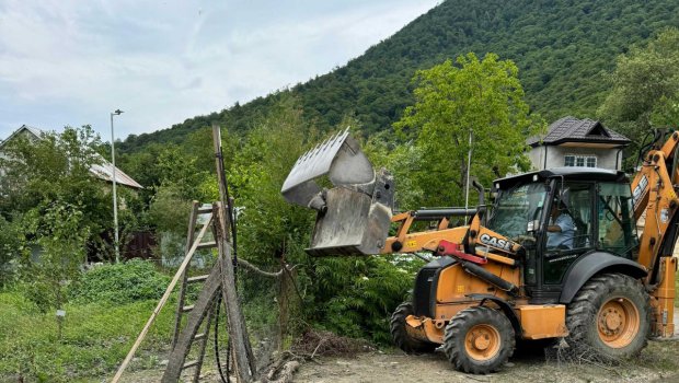 Qəbələdə qanunsuz tikintinin qarşısı alındı – FOTO  