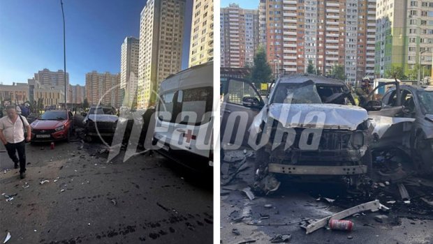 Moskvada “Toyota Land Cruiser” partladıldı: Xəsarət alanlar var – FOTO/VİDEO