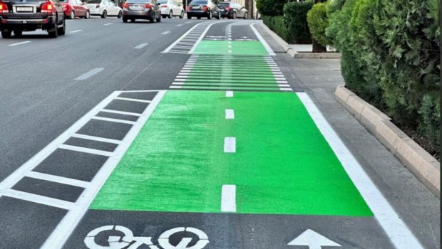 Velosiped yollarında maşın sürənlər 100 manat CƏRİMƏLƏNƏCƏK