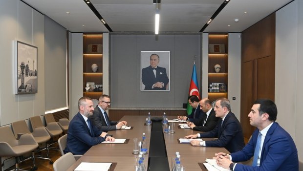 Ceyhun Bayramov Polşa səfiri ilə regional məsələləri müzakirə edib - FOTO