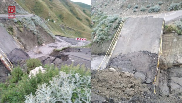 Qubada körpünün uçmasına RƏSMİ REAKSİYA - FOTO/VİDEO
