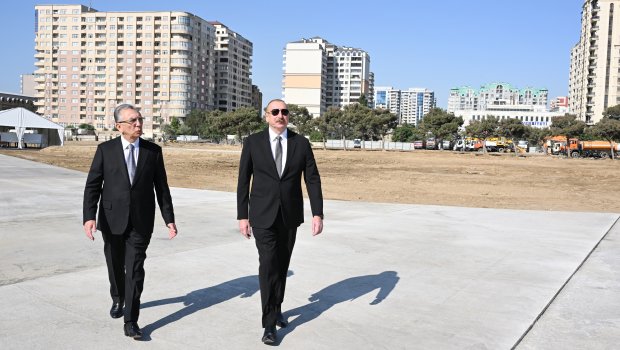 Prezident paytaxtda yeni yaradılan PARKDA &ndash; FOTO/VİDEO