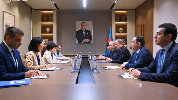 Ceyhun Bayramov BMT rəsmisini COP29-a hazırlıqla bağlı məlumatlandırdı - FOTO