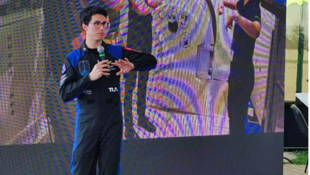 Anası azərbaycanlı olan türkiyəli astronavt Laçında - FOTO