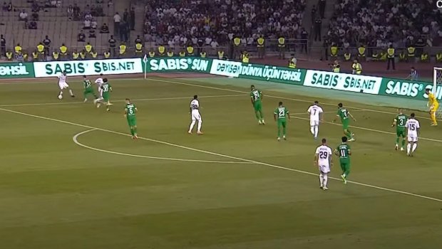 "Qarabağ" - "Ludoqorets" matçında qarşılıqlı qollar: YENİLƏNİB - VİDEO
