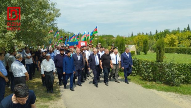 İki il sonra nəşi tapılan hərbçi Ağdamda dəfn olundu &ndash; FOTO