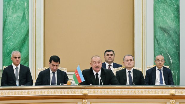 Prezident: &ldquo;Qarabağın bərpasına dəstək qardaşlıq münasibətlərimizin təzahürüdür&rdquo; - VİDEO