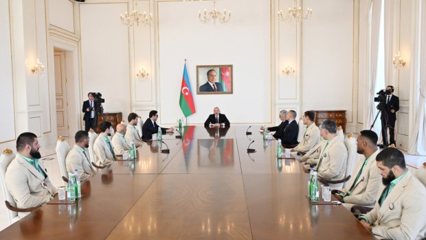 Prezident Olimpiya medalçılarımızla GÖRÜŞDÜ -FOTO/VİDEO