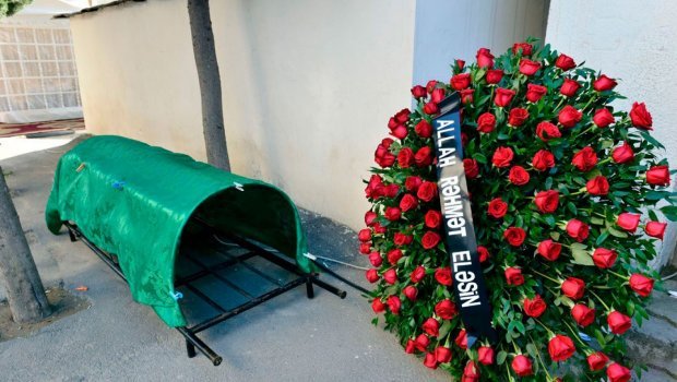 Xidməti vəzifəsini icra edərkən vəfat edən polis kapitanının FOTOSU