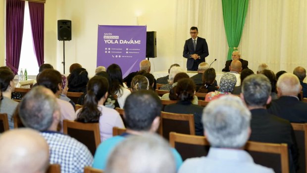 Şahin Seyidzadə İsmayıllıda seçicilərlə görüşlərinə davam edir &ndash; FOTO/VİDEO