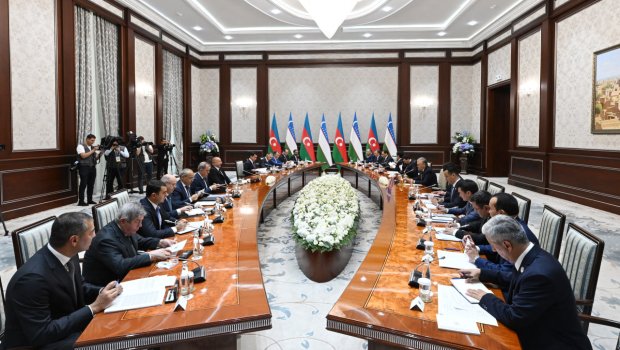 Azərbaycan-Özbəkistan Ali Dövlətlərarası Şuranın birinci iclası keçirildi &ndash; FOTO/VİDEO