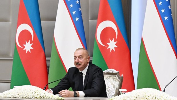 İlham Əliyev: &ldquo;Özbəkistan yüksək siyasi nüfuza malik ölkəyə çevrilib&rdquo;