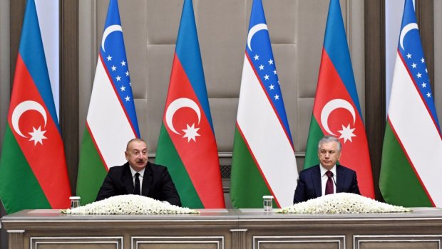 Azərbaycan Prezidenti: &ldquo;Bu gün biz rəsmən Özbəkistanın müttəfiqi olduq&rdquo; - VİDEO