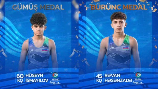 Azərbaycanın iki güləşçisi dünya çempionatında medal qazandı