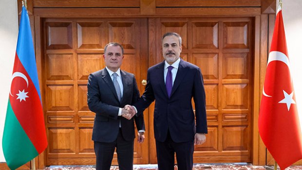 Ceyhun Bayramov Ankarada Hakan Fidanla GÖRÜŞDÜ