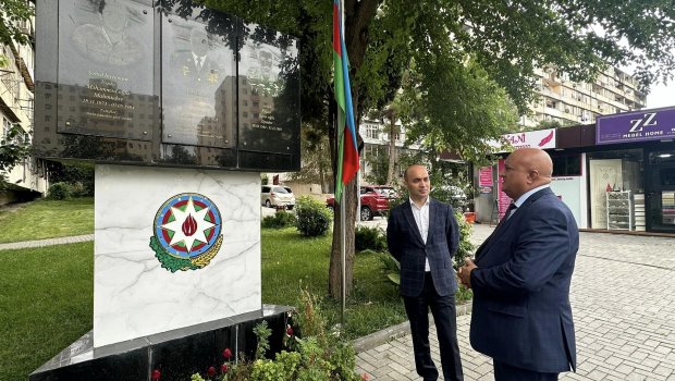 Qaya Məmmədov şəhid mayor Rüfət Əsgərovun xatirəsini yad etdi &ndash; FOTO 