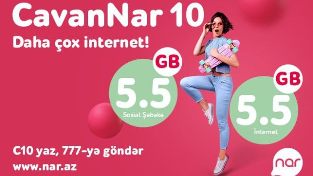 &ldquo;Nar&rdquo;dan yeni dərs ili üçün sərfəli tarif: &ldquo;CavanNar 10&rdquo;