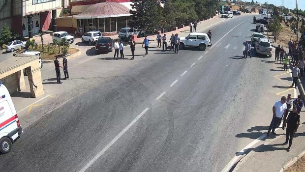 Yanğına görə bağlanan yol AÇILDI