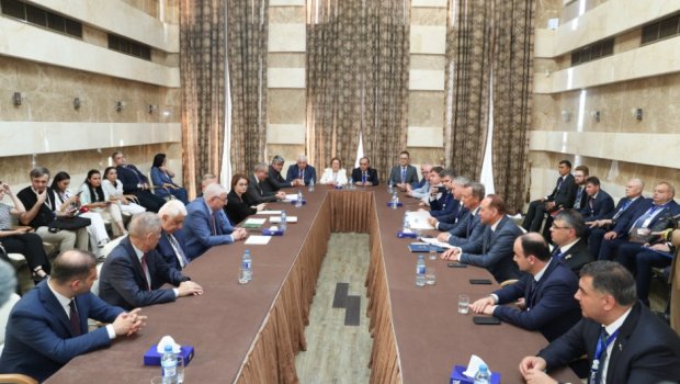 Məzahir Pənahov MDB PA-nın müşahidə missiyasını QƏBUL ETDİ - FOTO/VİDEO