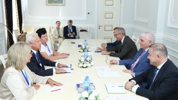 Belarus-Rusiya İttifaqının Parlament Məclisinin müşahidə missiyası MSK-da olub - FOTO