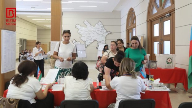 23 saylı seçki dairəsində səsvermə prosesi davam edir - FOTO