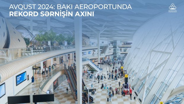 Bakı hava limanında rekord göstərici: Ən yüksək sərnişin axını qeydə alınıb