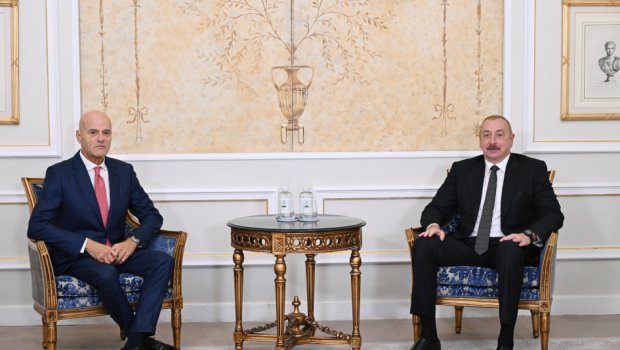 Prezident İtaliyanın &ldquo;Eni S.P.A&rdquo; şirkətinin baş icraçı direktoru ilə GÖRÜŞDÜ - FOTO/VİDEO