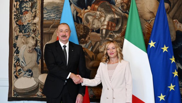 İlham Əliyev İtaliyanın baş naziri ilə görüşdü- FOTO/VİDEO