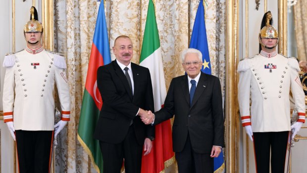 İlham Əliyevin səfəri İtaliya mediasının diqqət mərkəzində - FOTO