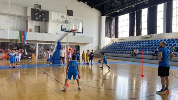 Milliyə namizəd basketbolçulara baxış KEÇİRİLDİ - FOTO