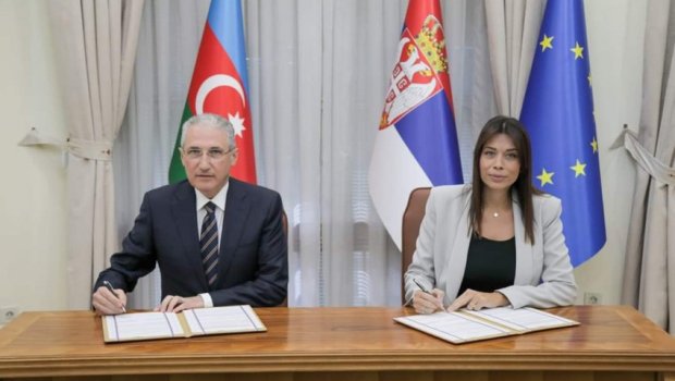 Azərbaycanla Serbiya arasında ətraf mühitin mühafizəsi sahəsində əməkdaşlıq sazişi İMZALANDI - FOTO