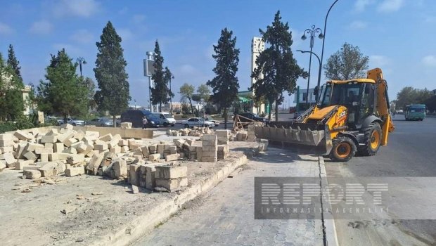Gəncədə qanunsuz tikintinin qarşısı alınıb