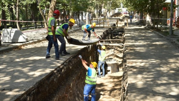 Gəncədə su təchizatı və kanalizasiya sistemi yenidən qurulur - FOTO/VİDEO